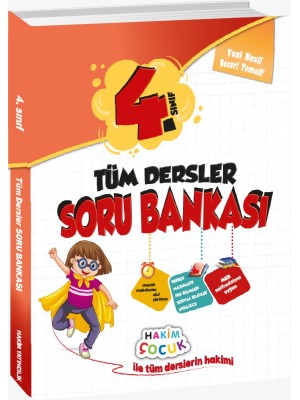 Hakim Çocuk 4.Sınıf Tüm Dersler Soru Bankası